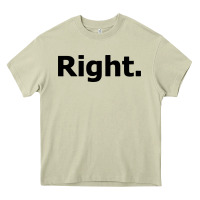 Mossy right Heavy Core Tee - artisFamous