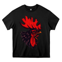 Black rooster Heavy Core Tee - artisFamous