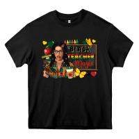 Black Juneteenth black teacher magic Heavy Core Tee - FaDigitalArtStudio