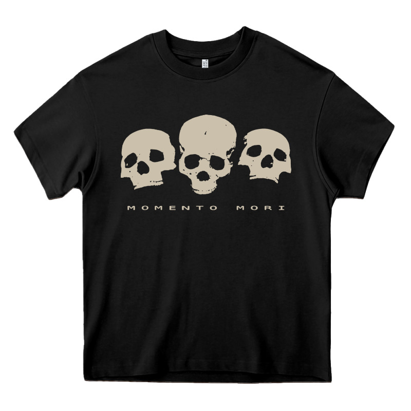 Memento Mori Three Skulls Heavy Core Tee by artisFamous | Teevron