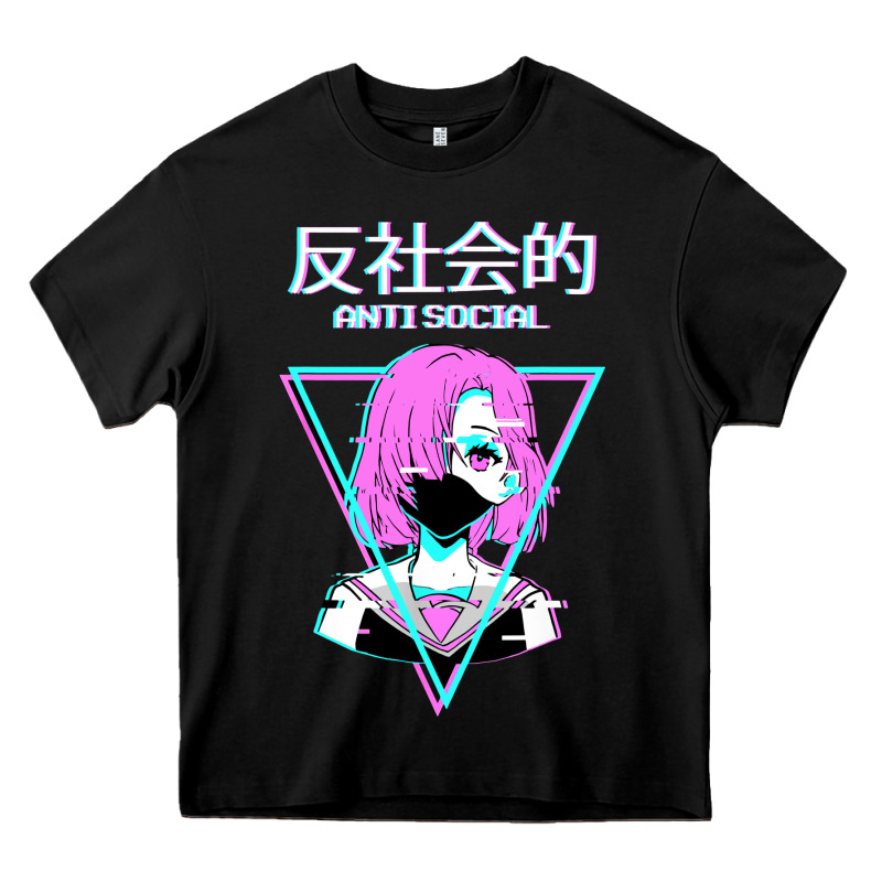 Antisocial Wave Anime Heavy Core Tee by artisFamous | Teevron