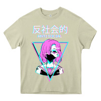 Mossy antisocial wave anime Heavy Core Tee - artisFamous