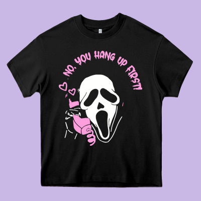 Scream Ghost Heavy Core Tee Designed By Artisfamous