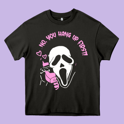 Scream Ghost Heavy Core Tee Designed By Artisfamous