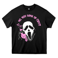 Black scream ghost Heavy Core Tee - artisFamous