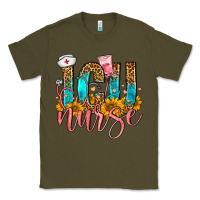 Army Green Western ICU Intensive Care Unit Nurse Classic Tee - FaDigitalArtStudio