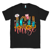 Black Western ICU Intensive Care Unit Nurse Classic Tee - FaDigitalArtStudio