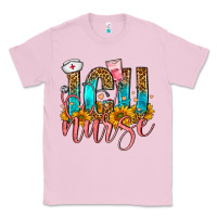 Bubblegum Pink Western ICU Intensive Care Unit Nurse Classic Tee - FaDigitalArtStudio