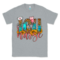 Heather Grey Western ICU Intensive Care Unit Nurse Classic Tee - FaDigitalArtStudio