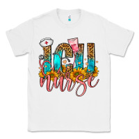 White Western ICU Intensive Care Unit Nurse Classic Tee - FaDigitalArtStudio