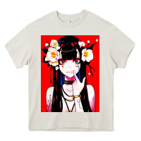 Cream anime girl japanese Heavy Core Tee - artisFamous