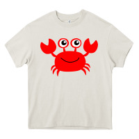 Cream Red Crab Heavy Core Tee - artisFamous