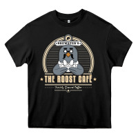 Black the roost animal cafe Heavy Core Tee - artisFamous