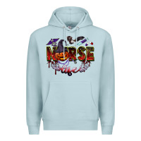 Blue Mist halloween nurse life Premium Hoodie - BarkalooDesign