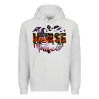 Dove Grey halloween nurse life Premium Hoodie - BarkalooDesign