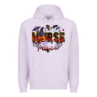 Lilac halloween nurse life Premium Hoodie - BarkalooDesign