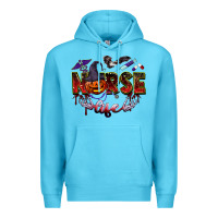 Ocean Blue halloween nurse life Premium Hoodie - BarkalooDesign