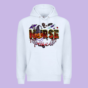 Halloween Nurse Life Premium Hoodie Designed By Barkaloodesign