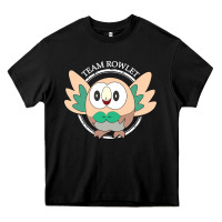 Black team rowlet classic Heavy Core Tee - artisFamous