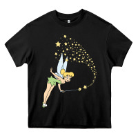 Black tinkerbell magic Heavy Core Tee - artisFamous