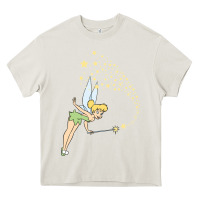 Cream tinkerbell magic Heavy Core Tee - artisFamous