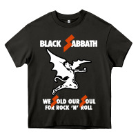 Asphalt black rock and roll Heavy Core Tee - artisFamous