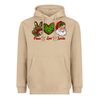 Mushroom peace love santa Heavyweight Hoodie - RanaPortraitStore