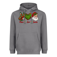 Storm peace love santa Heavyweight Hoodie - RanaPortraitStore