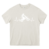 Cream dirt bike Heavy Core Tee - artisFamous