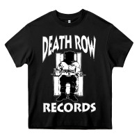 Black death row records black Heavy Core Tee - artisFamous