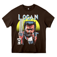 Chocolate Brown old man logan cover Heavy Core Tee - artisFamous