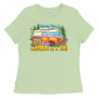 Matcha Making Memories Campsites Time Ladies Tee - CowhideDigitalArt