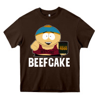 Chocolate Brown beefcake Heavy Core Tee - artisFamous