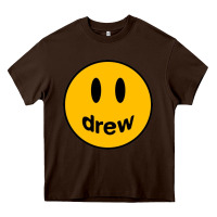 Chocolate Brown Drew Smile House Heavy Core Tee - artisFamous
