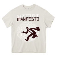 Cream streetlight manisfesto vertigo Heavy Core Tee - artisFamous