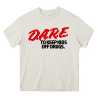 Cream dare shirt Heavy Core Tee - artisFamous