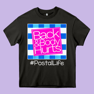 Back And Body Hurts Heavy Core Tee Designed By Artisfamous