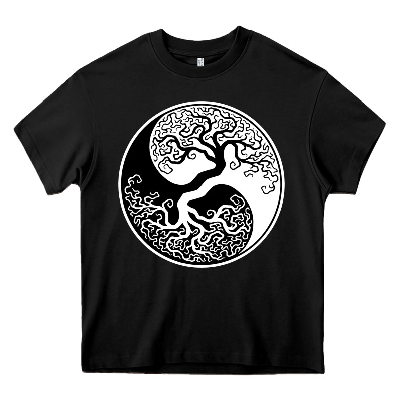 Tree Of Life Yin Yang Heavy Core Tee by artisFamous | Teevron
