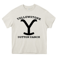 Cream black stone dutton ranch Heavy Core Tee - artisFamous