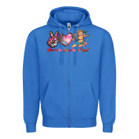 True Royal peace love cupid Zipper Hoodie - RanaPortraitStore