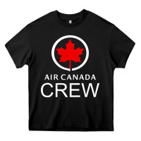 Black aviation air canada crew Heavy Core Tee - artisFamous