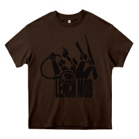 Chocolate Brown lench mob ice cube nwa west coast crewneck Heavy Core Tee - artisFamous