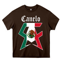 Chocolate Brown canelo alvarez Heavy Core Tee - artisFamous