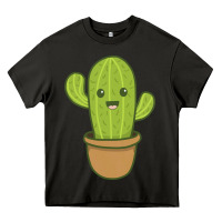 Asphalt happy cactus hug me please Heavy Core Tee - artisFamous
