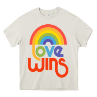 Cream love  classic Heavy Core Tee - artisFamous