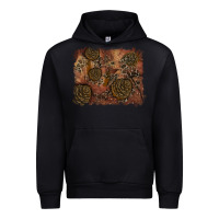 Forest Green glitter leopard fall background Urban Hoodie - RanaPortraitStore
