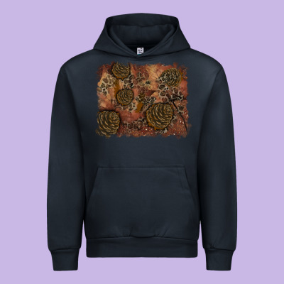 Glitter Leopard Fall Background Urban Hoodie Designed By Ranaportraitstore