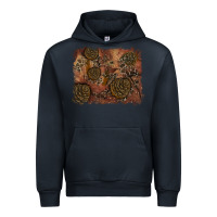 Navy glitter leopard fall background Urban Hoodie - RanaPortraitStore