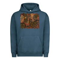Pigment Midnight Navy glitter leopard fall background Urban Hoodie - RanaPortraitStore