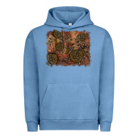 Pigment Pebble Blue glitter leopard fall background Urban Hoodie - RanaPortraitStore